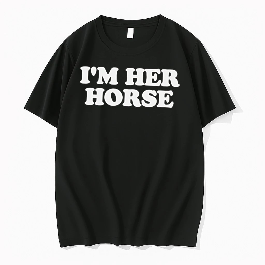Officials Im Her Horse Text Tee Premium T Shirt