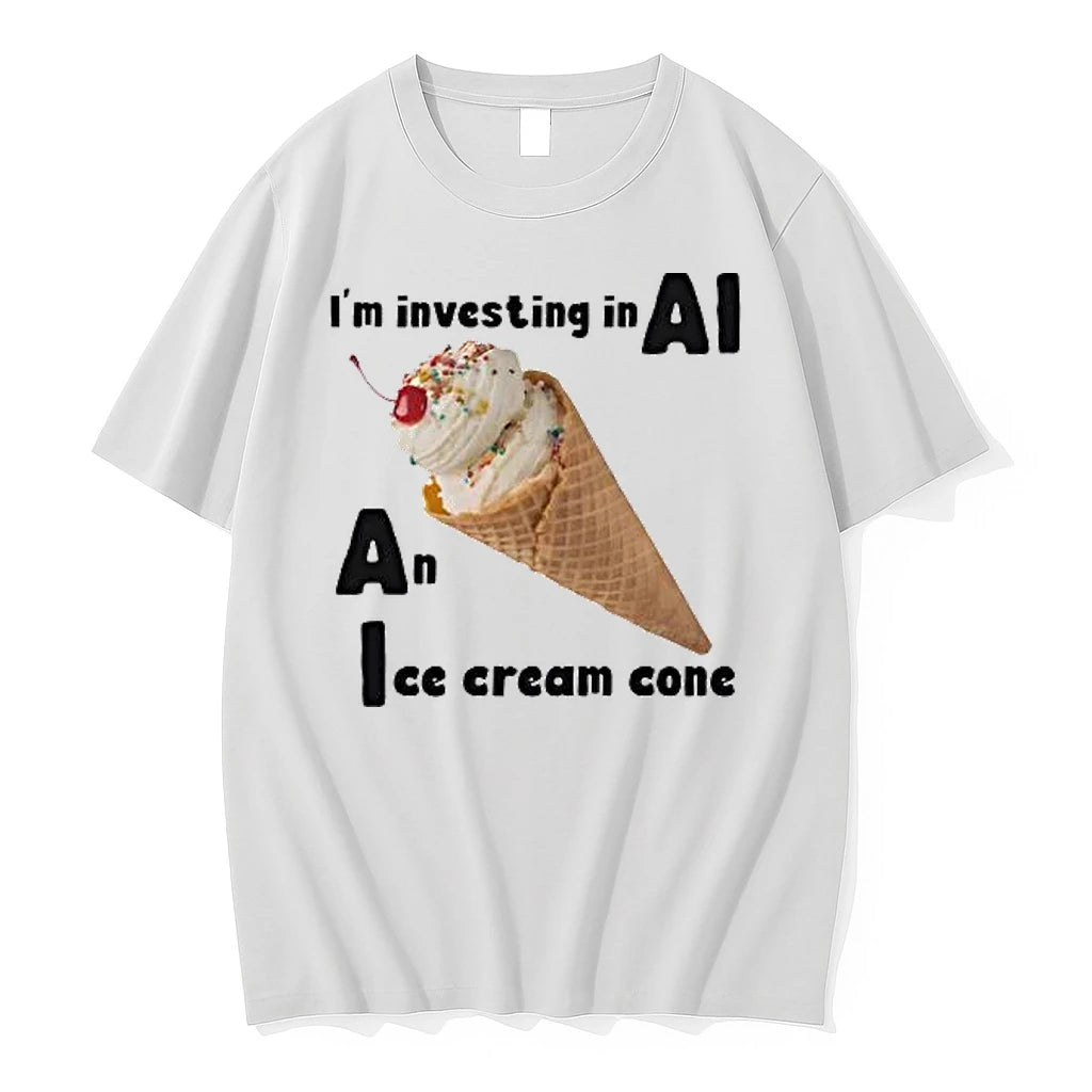 Officials Im Investing In Ai An Ice Cream Cone Premium T Shirt