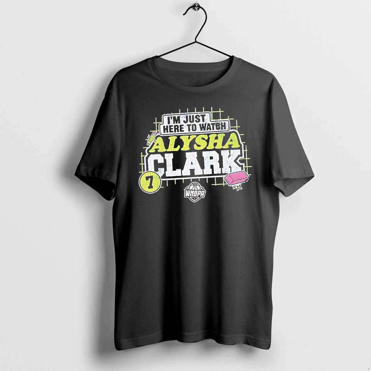 Officials Im Just Here To Watch Alysha Clark Dallas Wings Wnba Tee