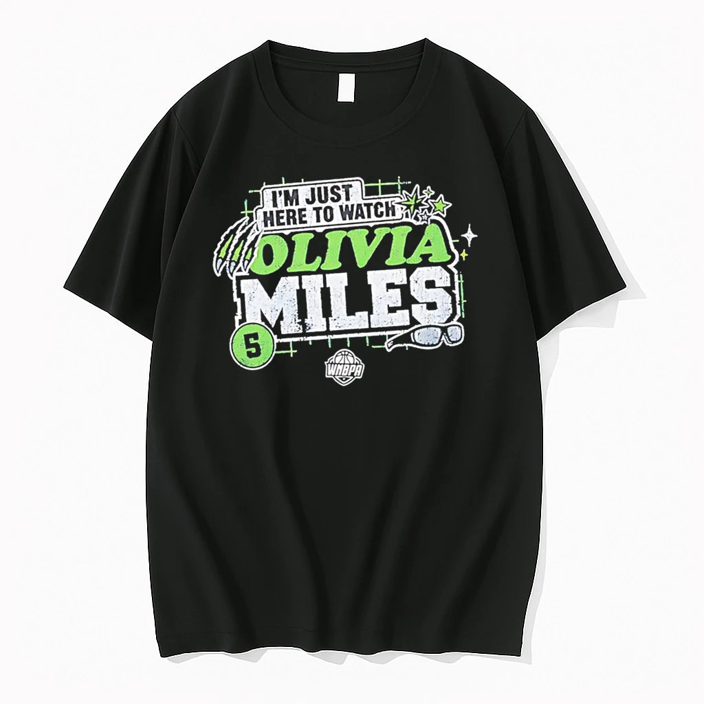 Officials Im Just Here To Watch Olivia Miles Minnesota Lynx Wnba Tee