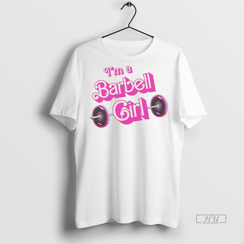 Officials Im A Barbell Girl Gym Lover Graphic Tee Shirt Sweater