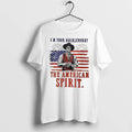 Officials Im Your Huckleberry The American Spirit American Flag Tee Premium T Shirt