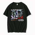 Officials In The Beginning God Lightning And Ocean Rocks Premium T Shirt