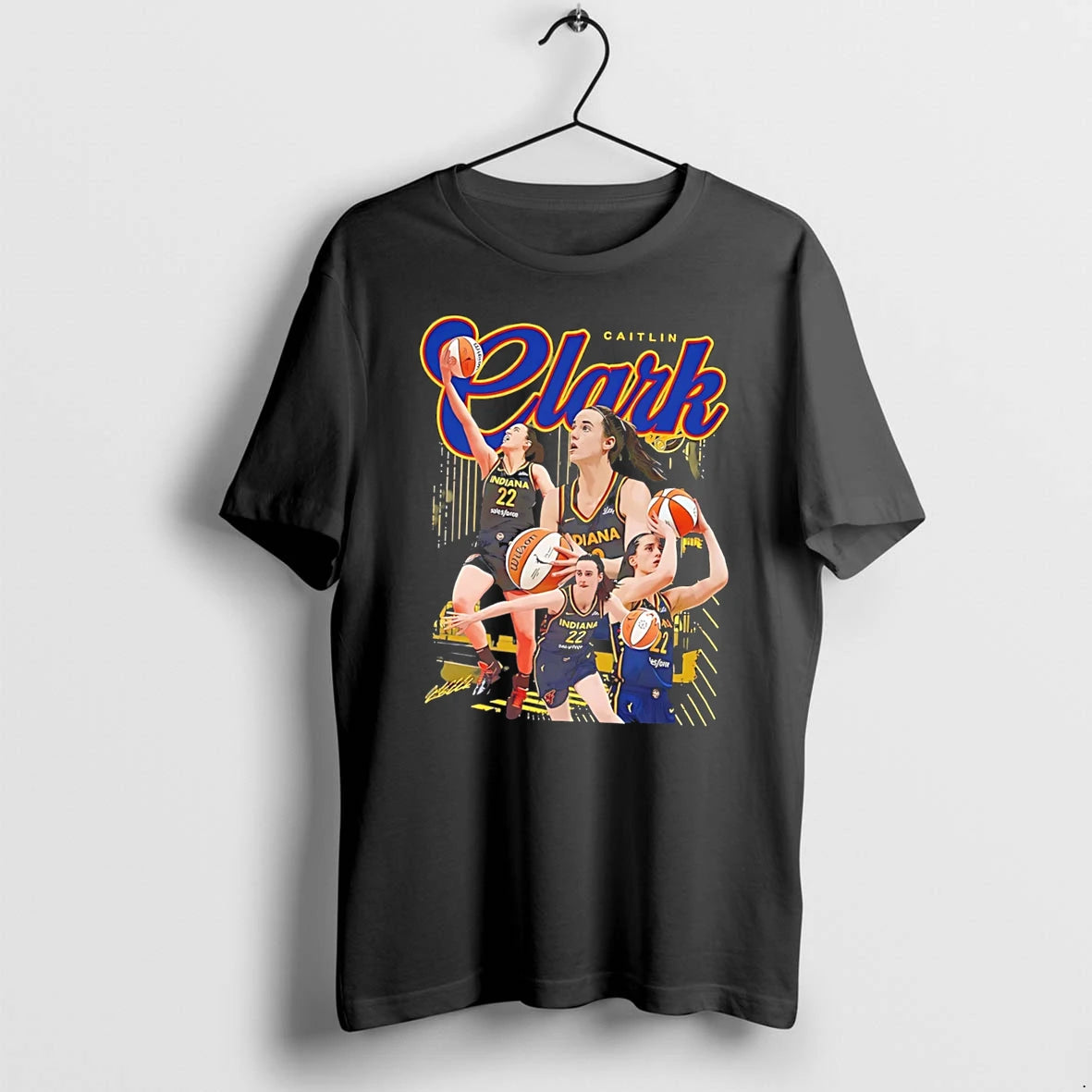 Officials Indiana Fever Caitlin Clark Portrait Tee Premium T Shirt