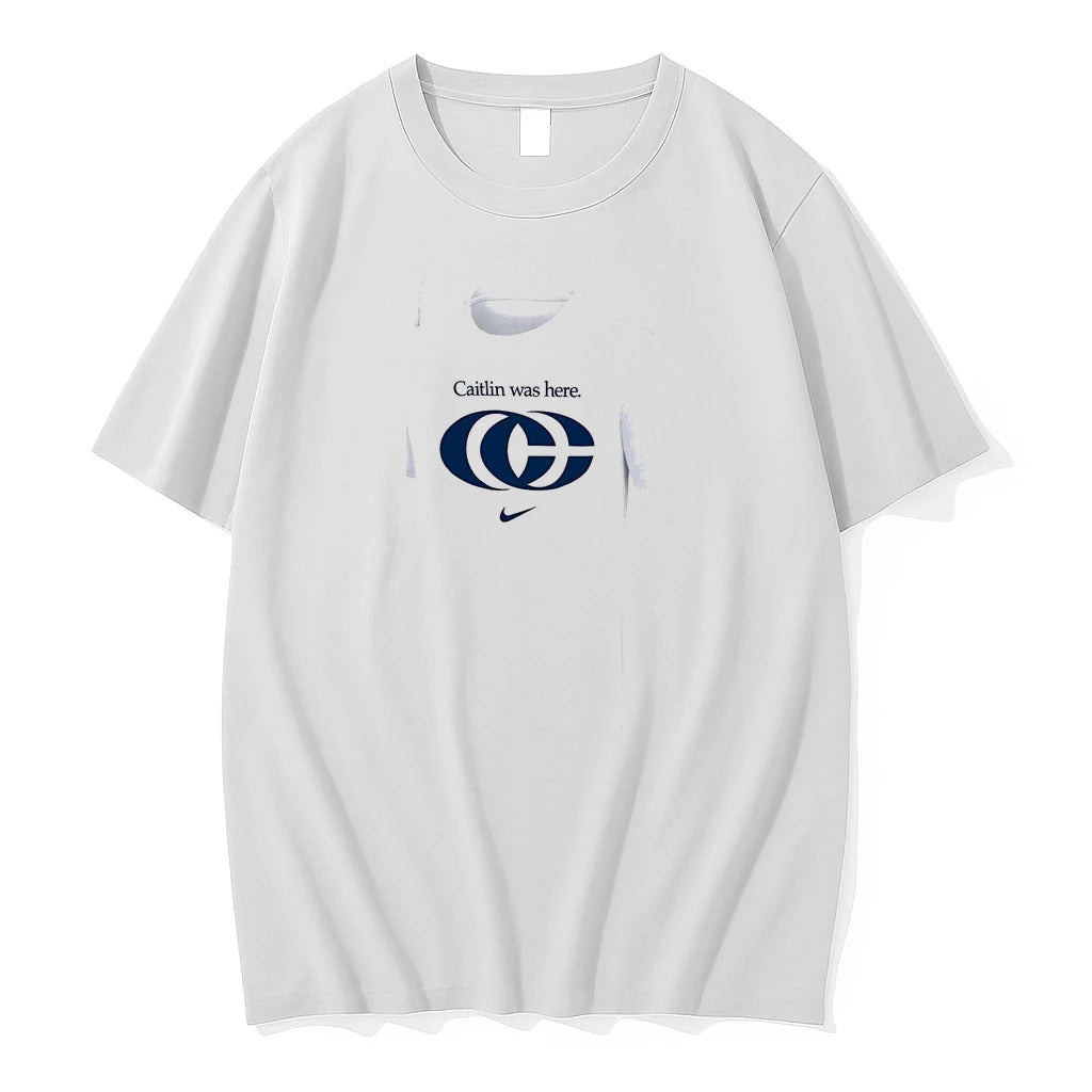 Officials Indiana Fever Caitlin Was Here New Logo Limited Edition White Mens