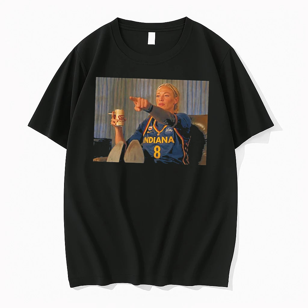Officials Indiana Fever Sophie Cunningham Leonardo Dicaprio Pointing Meme Tee Premium T Shirt