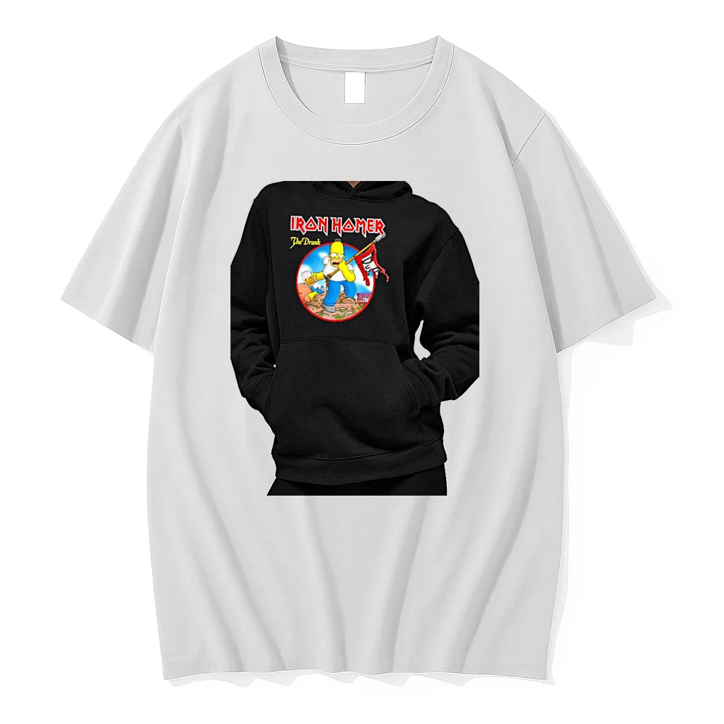 Officials Iron Homer The Drunk Parody Premium T Shirt