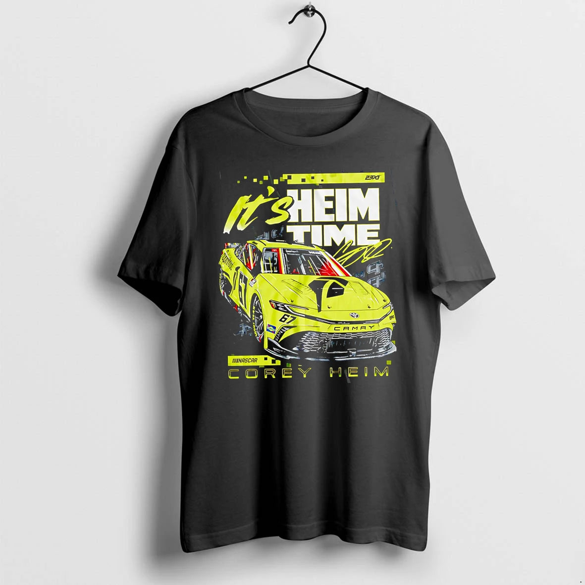 Officials Its Heim Time Corey Heim Toyota Camry Nascar 23xi Racing Premium T Shirt