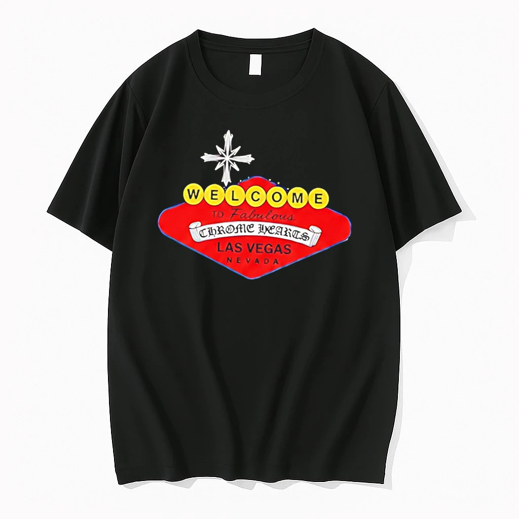 Officials J Hope Wearing Chrome Hearts Welcome To Vegas Tee Premium T Shirt