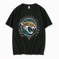 Officials Jacksonville Jaguars Runs In My Blood Mascot Skeleton Black Mens Premium T Shirt