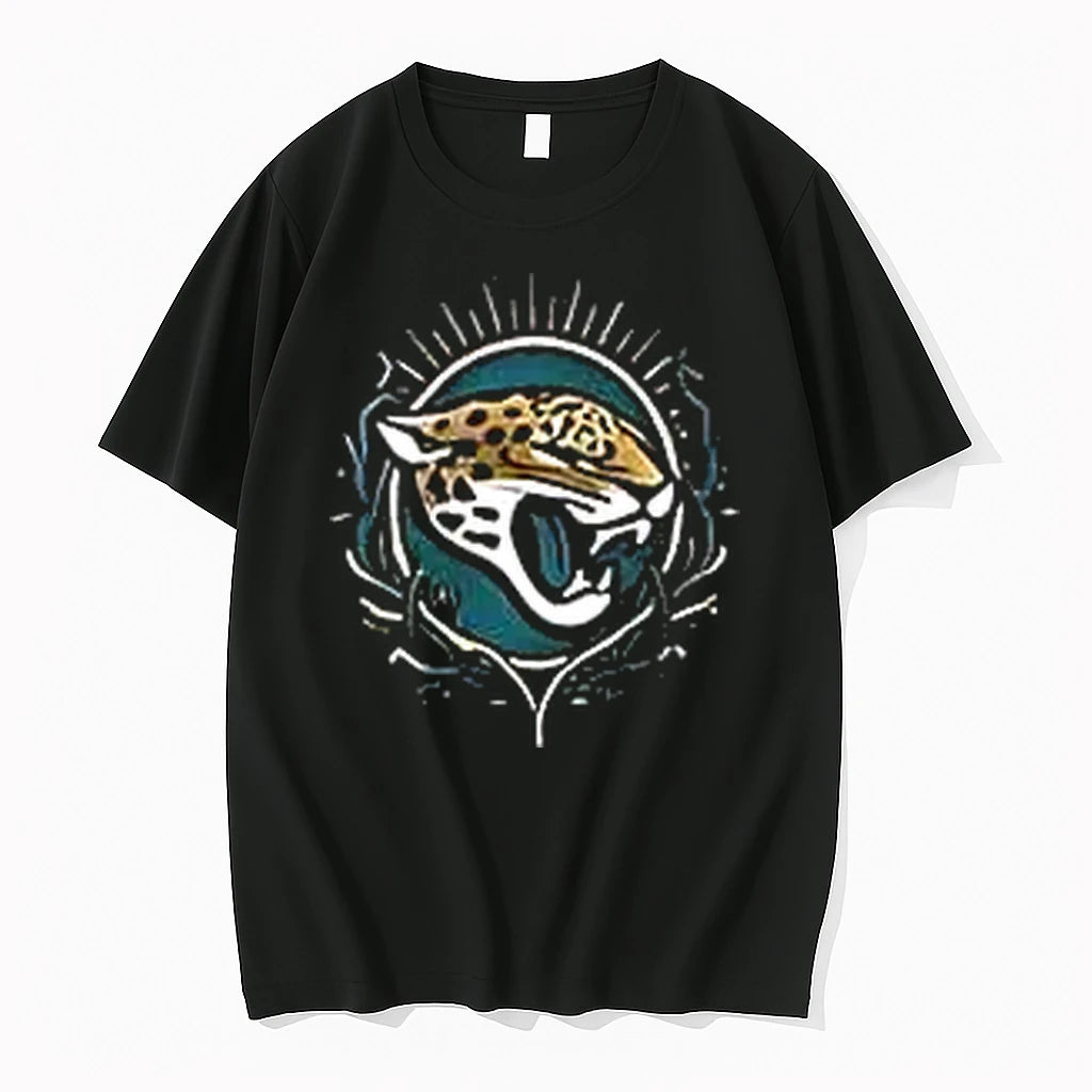 Officials Jacksonville Jaguars Runs In My Blood Mascot Skeleton Black Mens Premium T Shirt