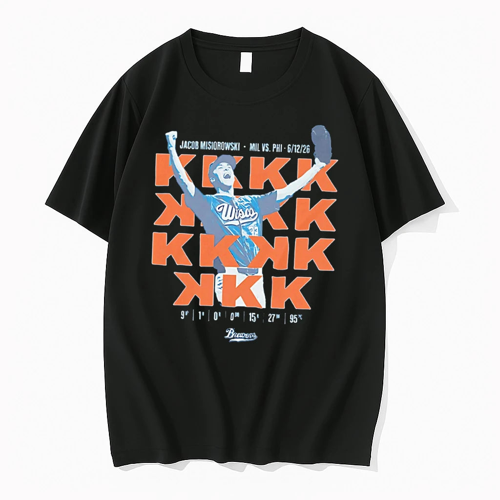 Officials Jacob Misiorowski Milwaukee Brewers 2026 Graphic Tee Premium T Shirt