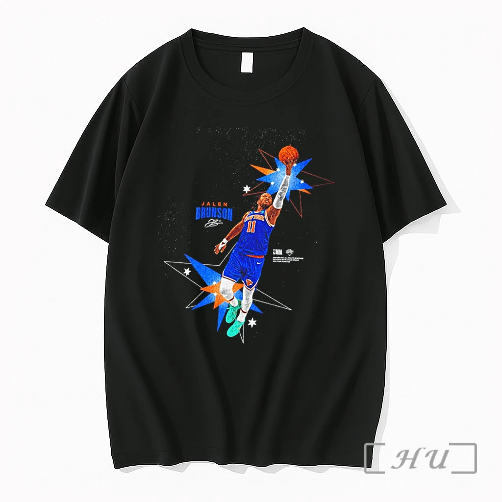 Officials Jalen Brunson New York Knicks 2026 Mvp Nba Champions Graphic Tee Premium T Shirts