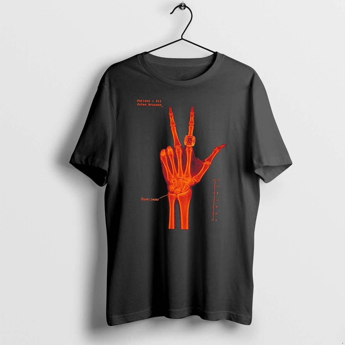 Officials Jalen Brunson Patient No 11 Requires Surgery X Ray Tee Premium T Shirt