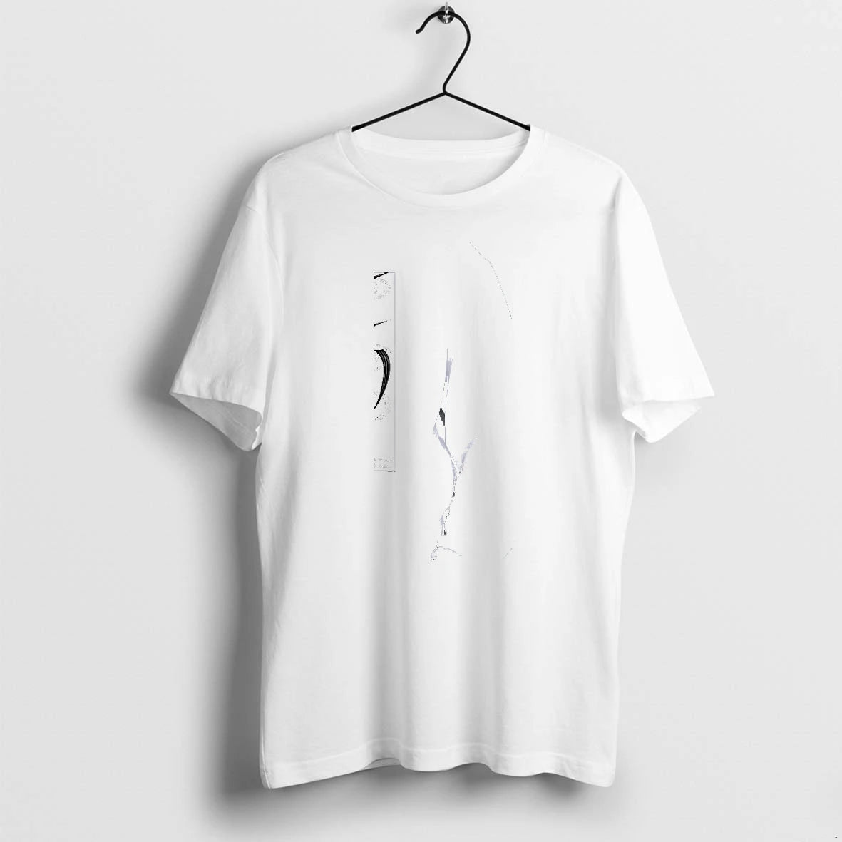 Officials Japanese Style Black And White Irises In Water Premium T Shirt