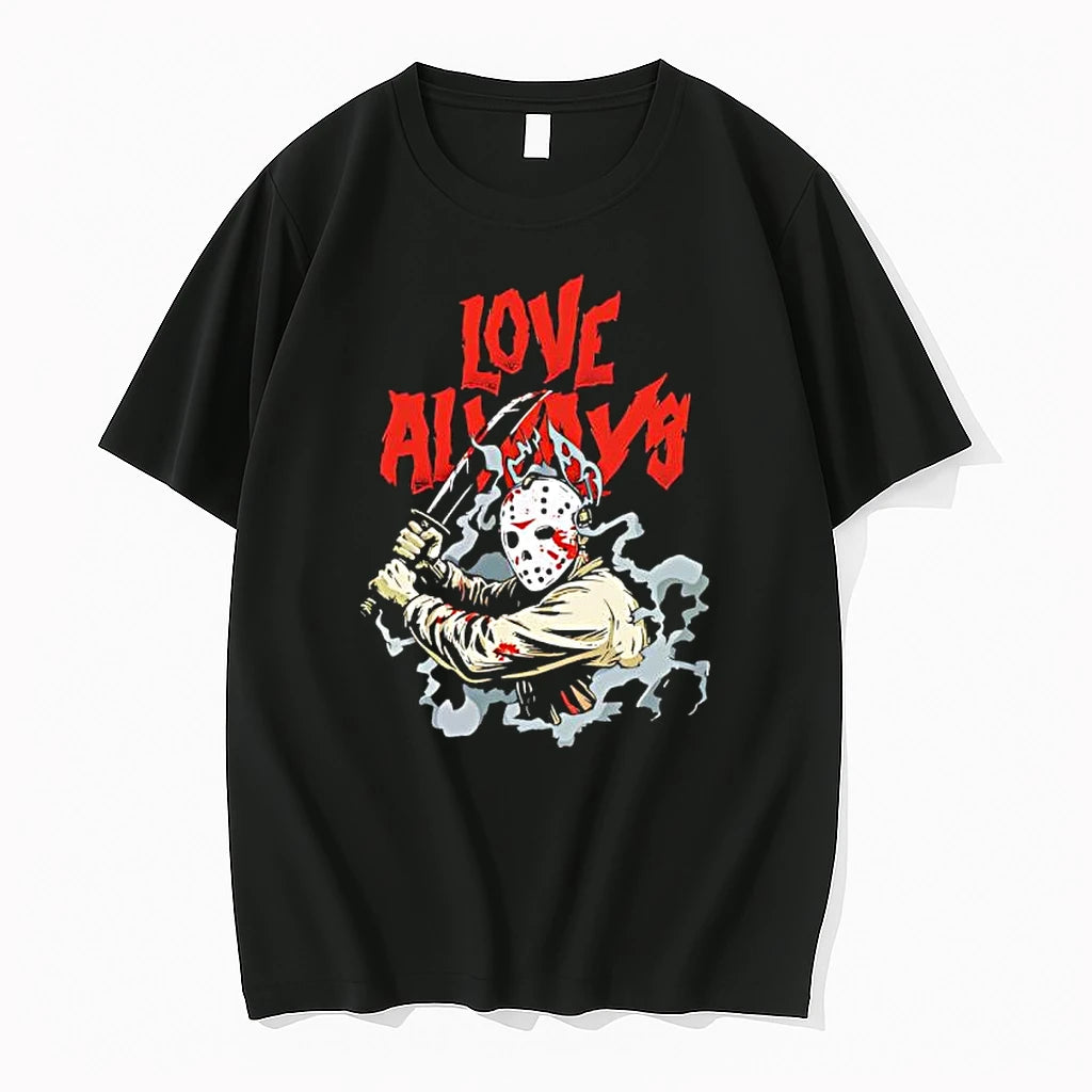 Officials Jason Voorhees Friday The 13th Love Always Blood Horror Women Premium T Shirt