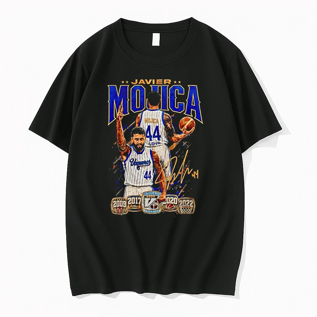 Officials Javier Mojica Vaqueros De Bayamon 2009 2025 Bsn Championship Premium T Shirt