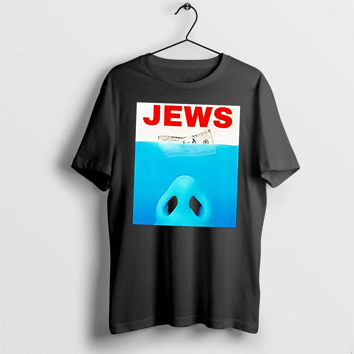 Officials Jaws X Jews Dolar Black Premium T Shirt