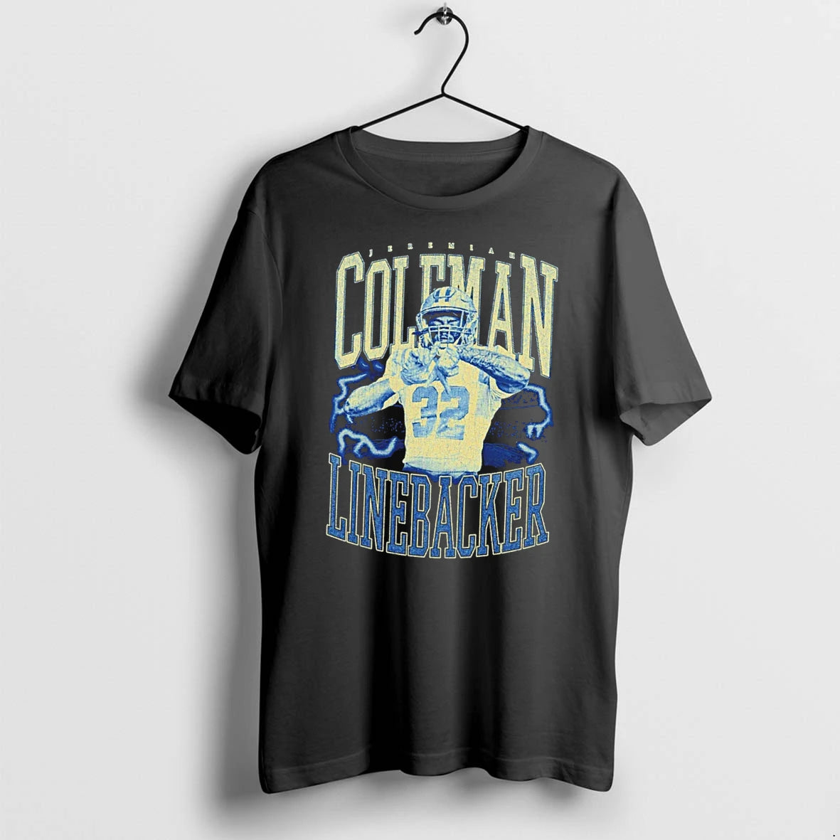 Officials Jeremiah Coleman 32 Linebacker Football Vintage Tee Premium T Shirt