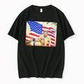 Officials Jerry Swirlz Beside American Flag Red White And Gerry Tees Premium T Shirt