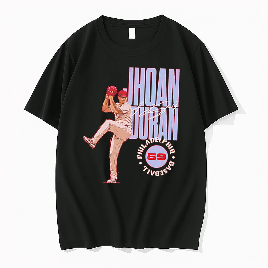 Officials Jhoan Duran Philadelphia Phillies Stamp Signature Tee Premium T Shirt
