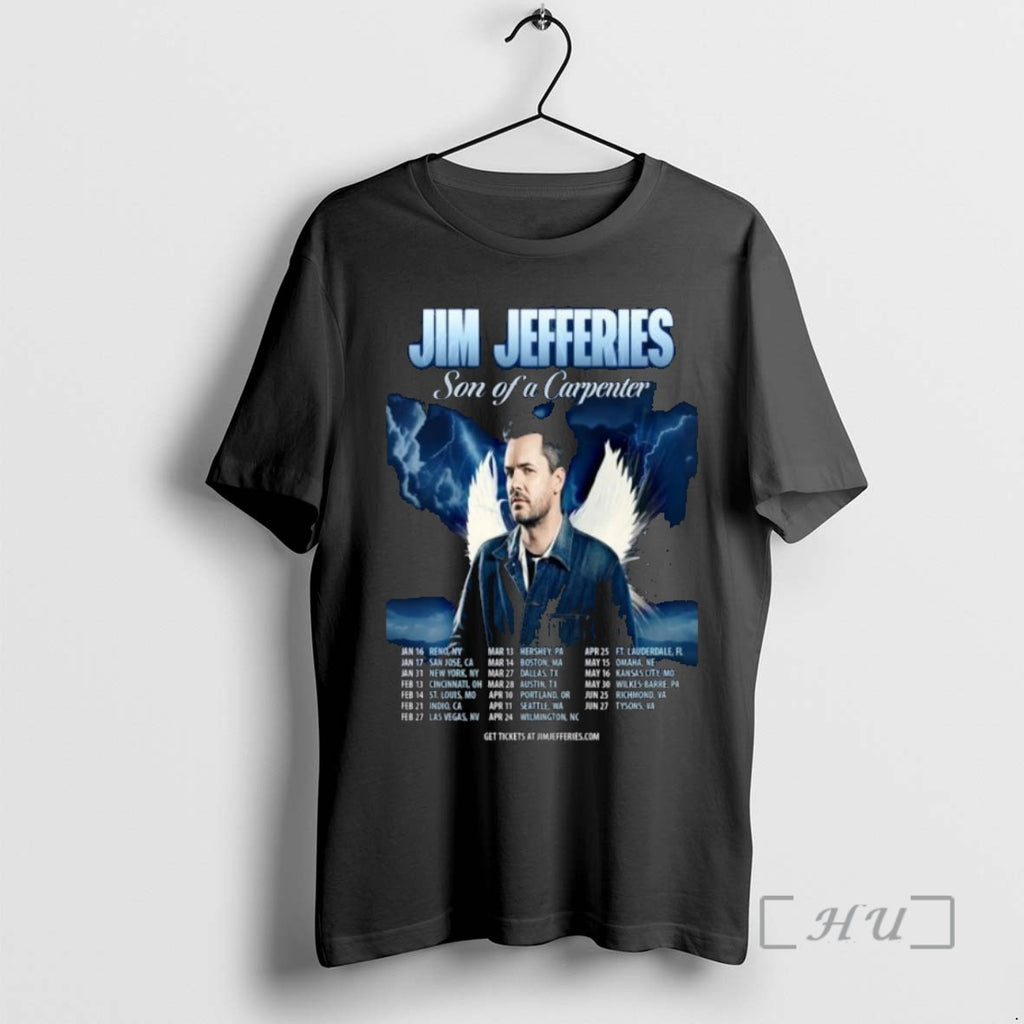 Officials Jim Jefferies Son Of A Carpenter Tour 2026 Long Sleve T Shirt Sweater