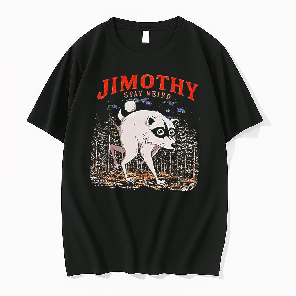 Officials Jimothy Stay Weird Raccoon Funny Animal Tee Premium T Shirt