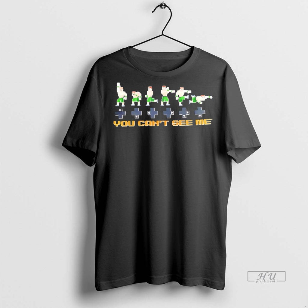 Officials John Cena You Cant See Me Pixel Graphic Tee Shirt Sweater