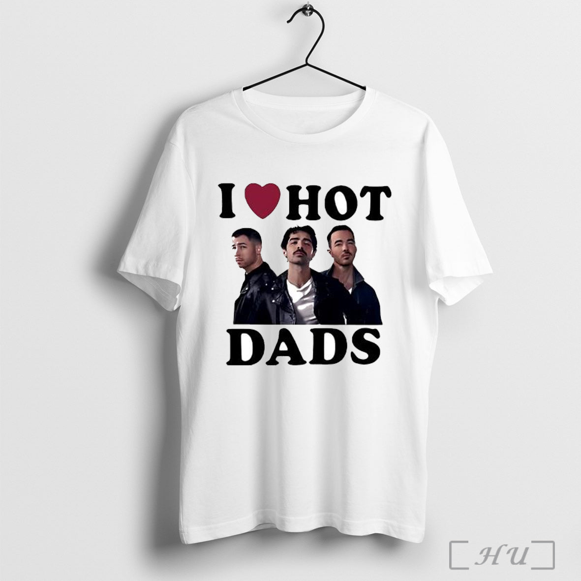 Officials Jonas Brothers I Love Hot Dads Shirt Sweater Longsleeve And V Neck