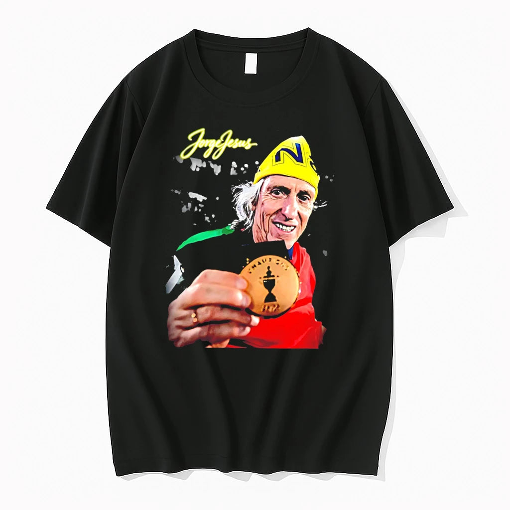Officials Jorge Jesus Al Nassr 2025%ce%b3co26 Saudi Pro League Champions Tee Premium T Shirt