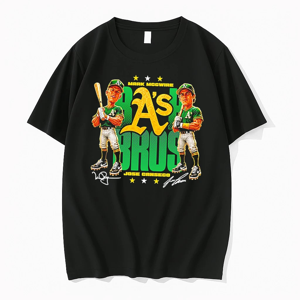 Officials Jose Canseco And Mark Mcgwire Oakland Athletics Signature Tee Premium T Shirt