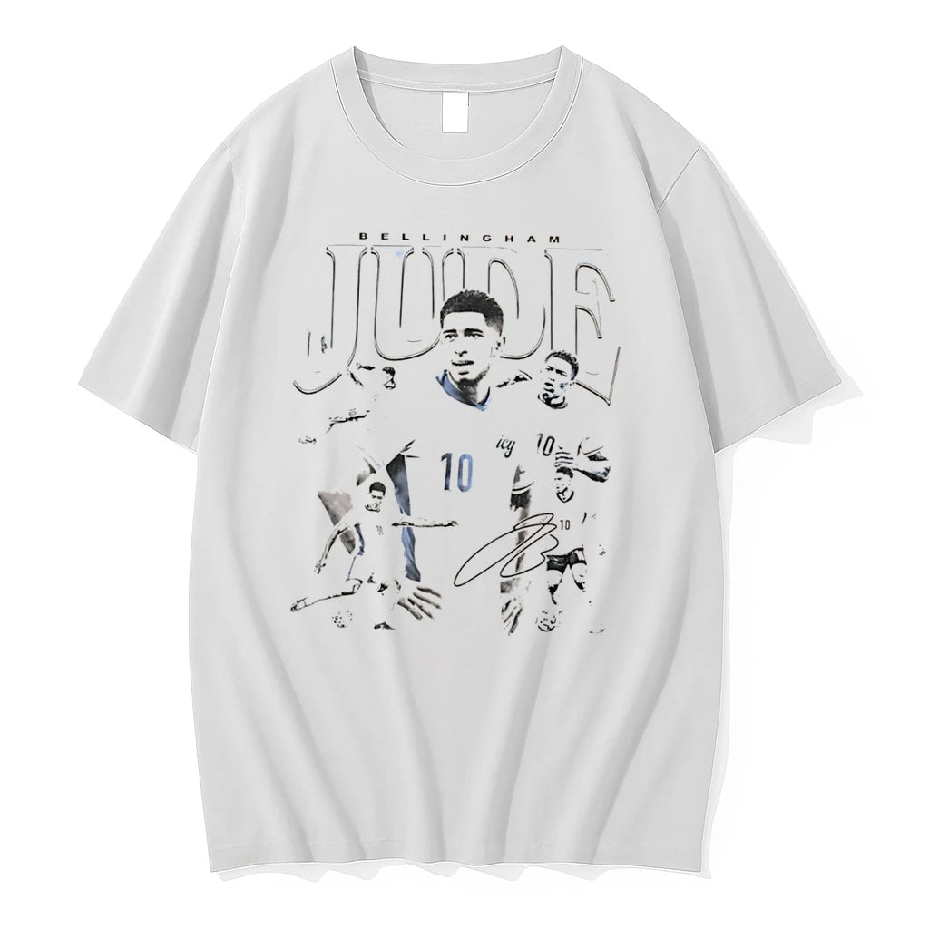 Officials Jude Bellingham No 10 Icy Collage Signature Tee Premium T Shirt