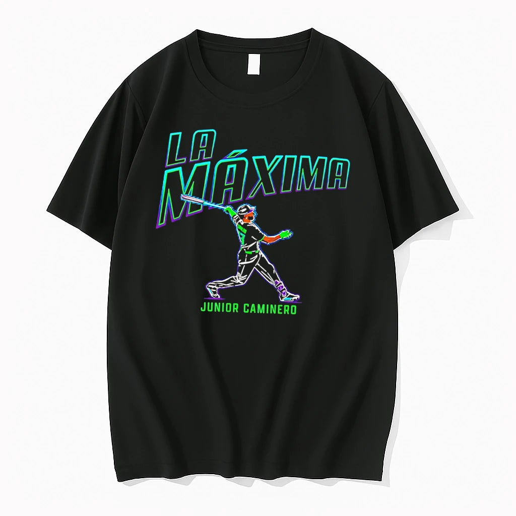 Officials Junior Caminero La Maxima Tampa Bay Rays Tee Premium T Shirt