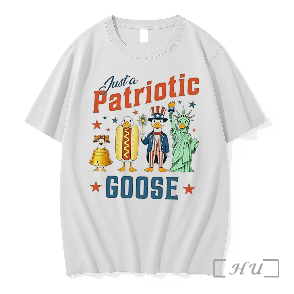 Officials Just A Patriotic Goose Graphic Tee