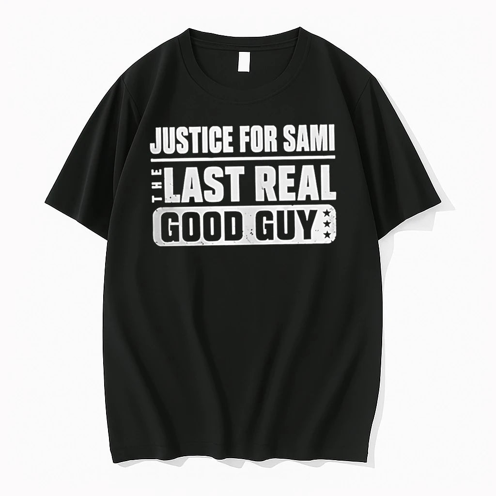 Officials Justice For Sami The Last Real Good Guy Premium T Shirt