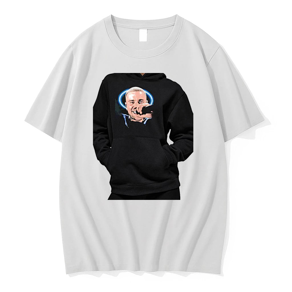 Officials Justin Bieber Singer Music Pop Star Glow Halo Portrait Premium T Shirt