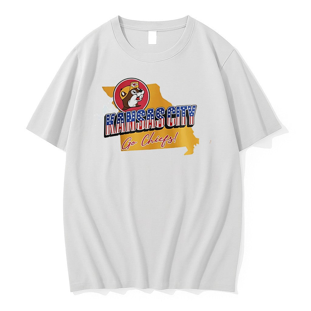 Officials Kansas City Chiefs Buc Ees Kansas City Go Chiefs Patriotic Tee