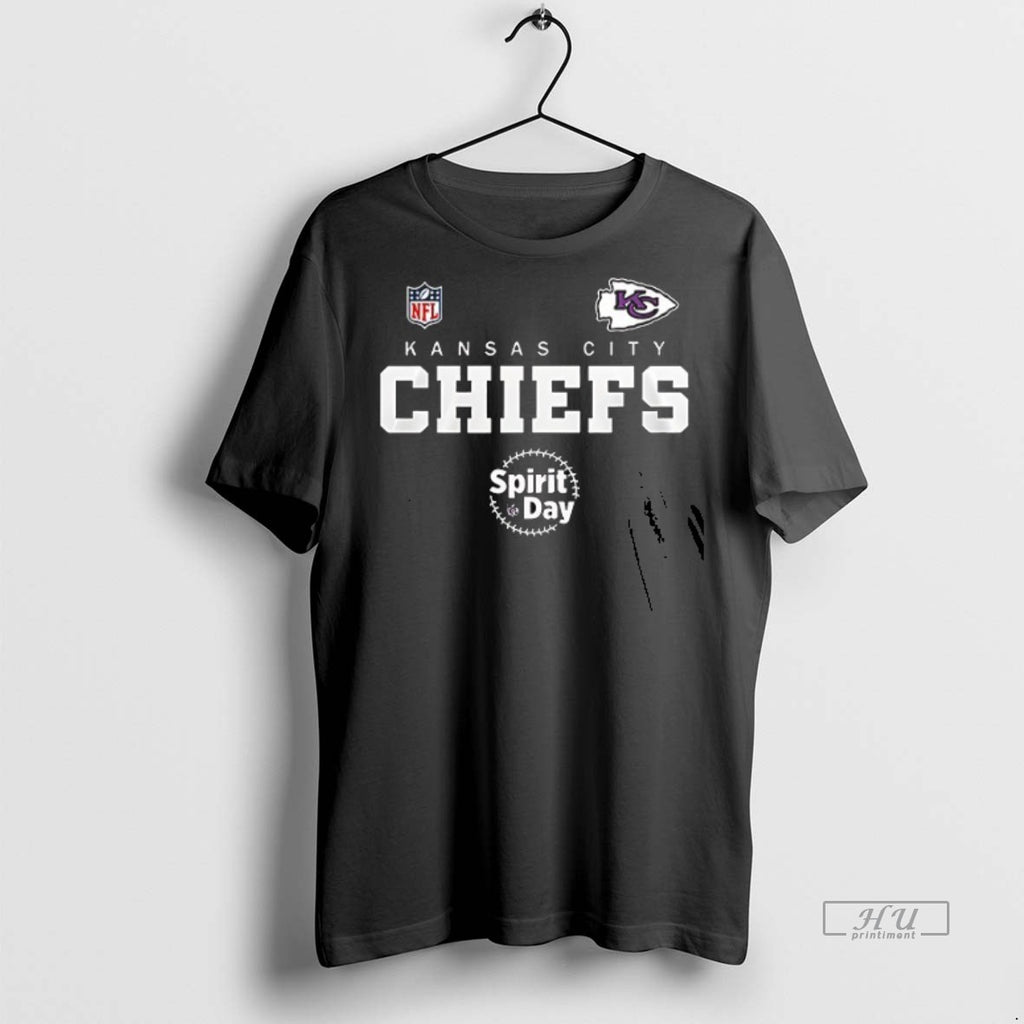 Officials Kansas City Chiefs Stand Against Bullying Spirit Day Double Sided Graphic Tee Shirt Sweater