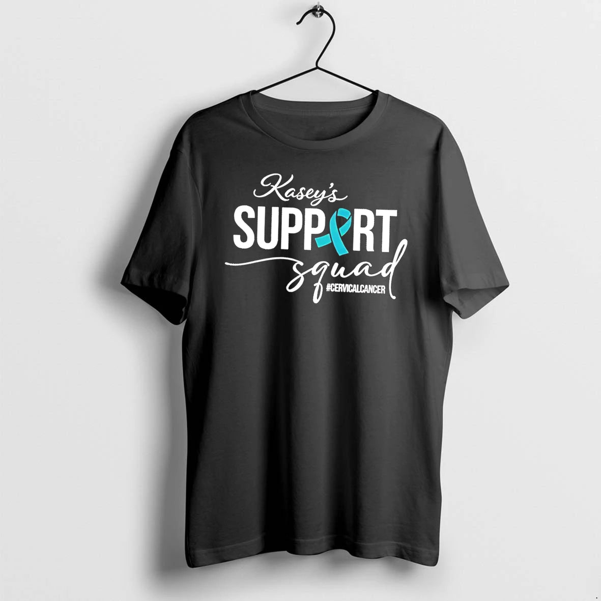 Officials Kaseys Support Squad Cervical Cancer Awareness Tee Premium T Shirt