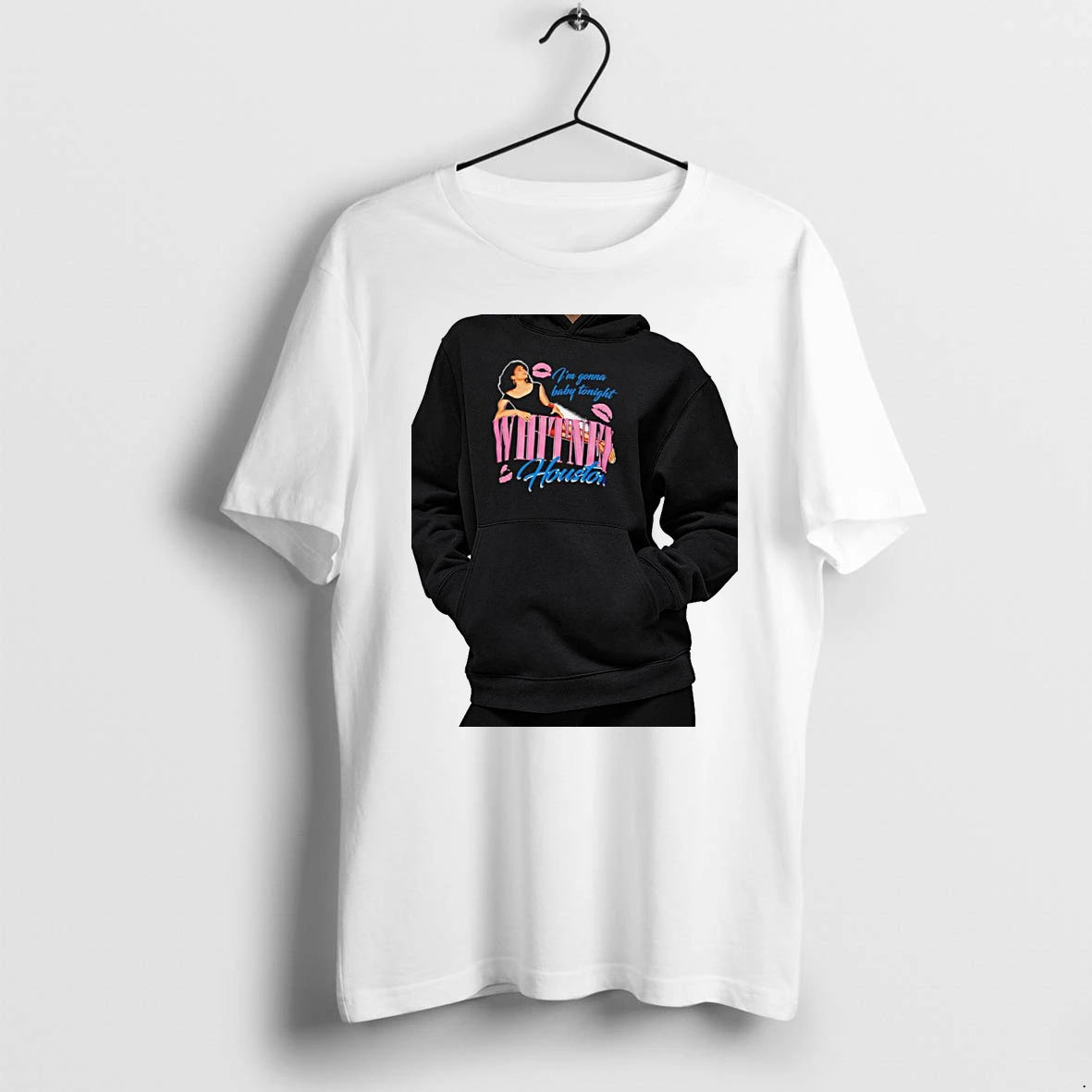 Officials Kelly Clarkson Whitney Houston Your Baby Tonight Tour Premium T Shirt