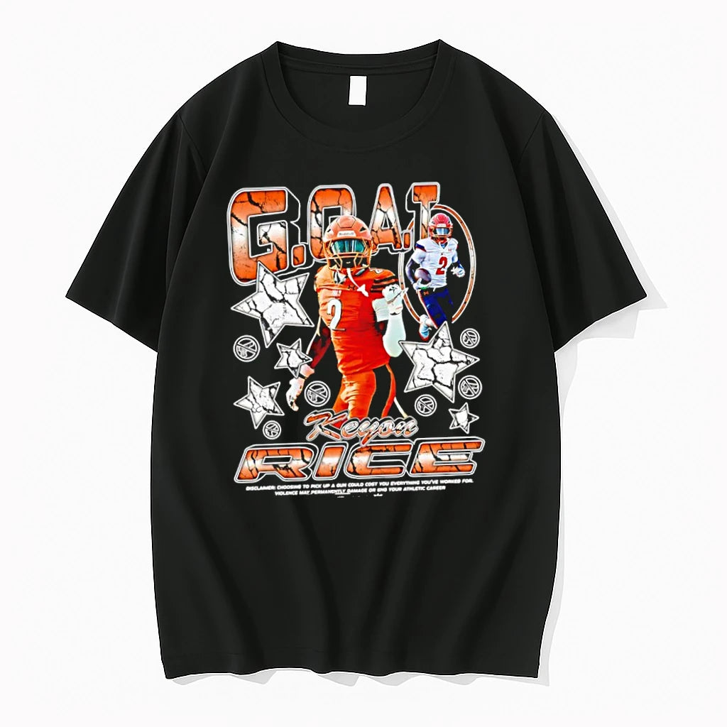 Officials Keyon Rice Goat Football Player Premium T Shirt