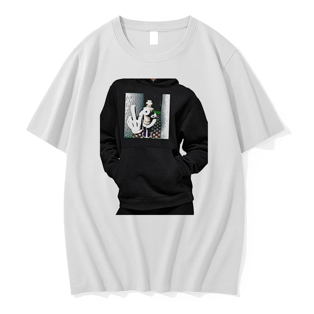 Officials Kinger The Amazing Digital Circus Middle Finger Premium T Shirt