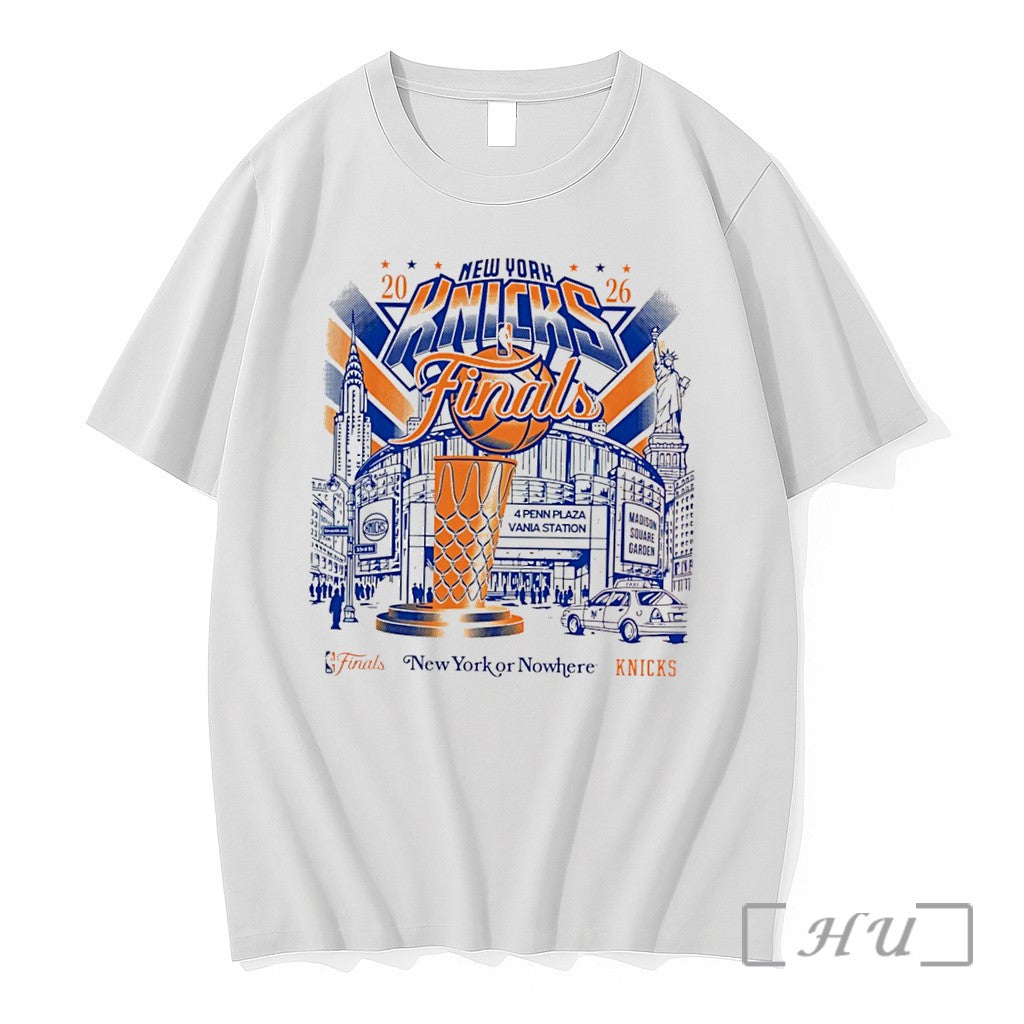 Officials Knicks 2026 Nba Finals New York Nowhere Graphic Tee