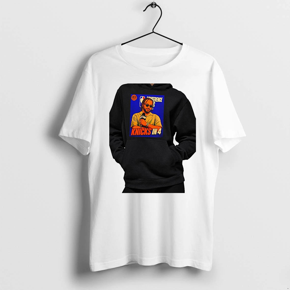 Officials Knicks In 4 Nba Analyst Conference Premium T Shirt