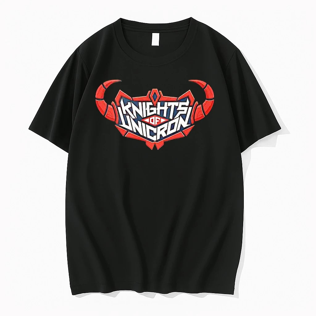 Officials Knights Of Unicron Red Horned Logo Premium T Shirt