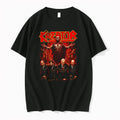 Officials Kreator Devil With Chilean Politicians Bound In Chains Premium T Shirt