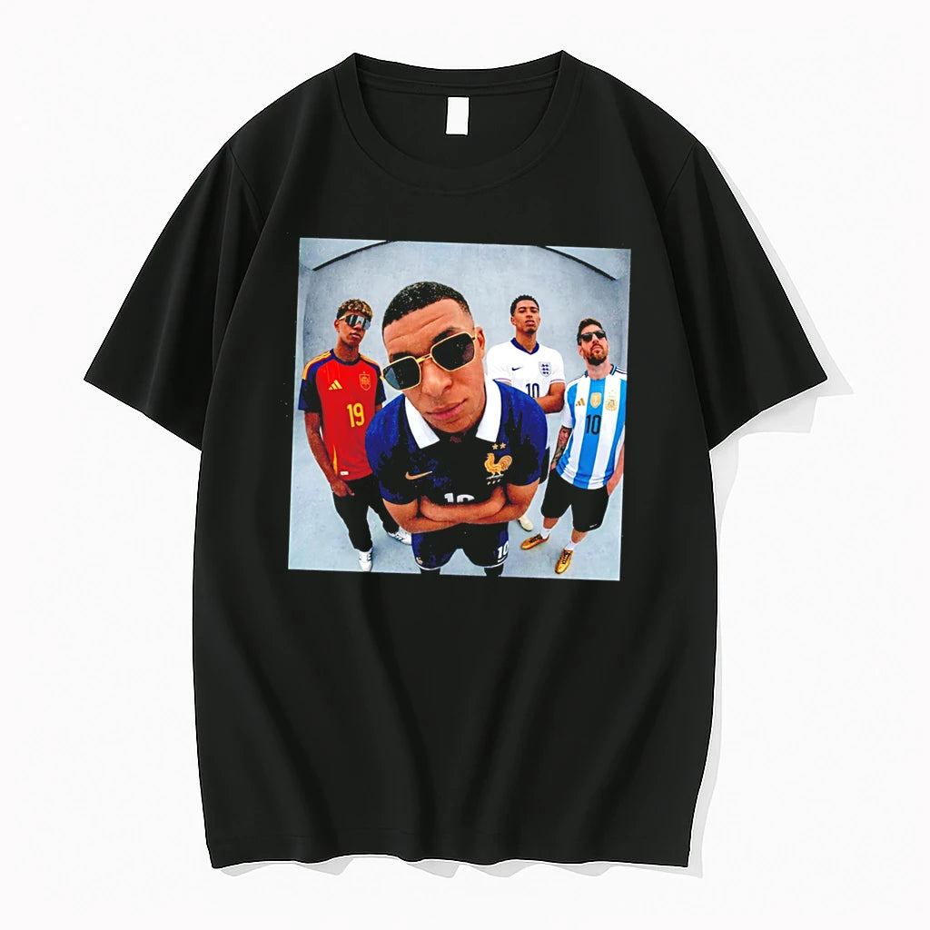 Officials Kylian Mbappe Jude Bellingham And Lionel Messi World Cup 2026 Tee
