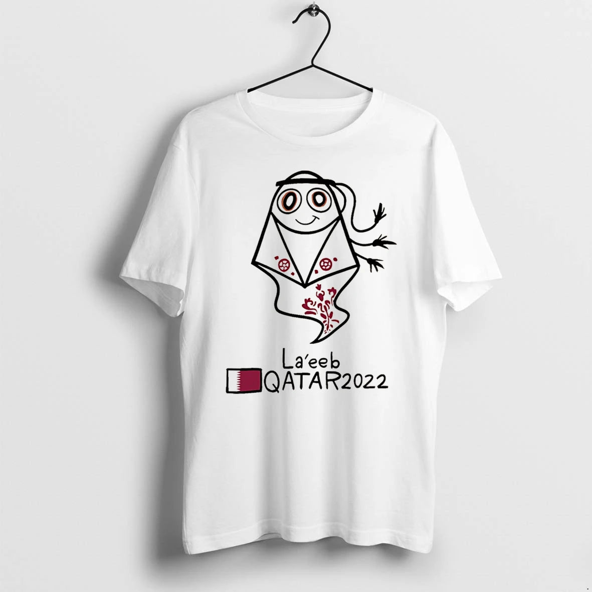 Officials Laeeb Qatar 2022 World Cup Mascot Fifa Tee Premium T Shirt