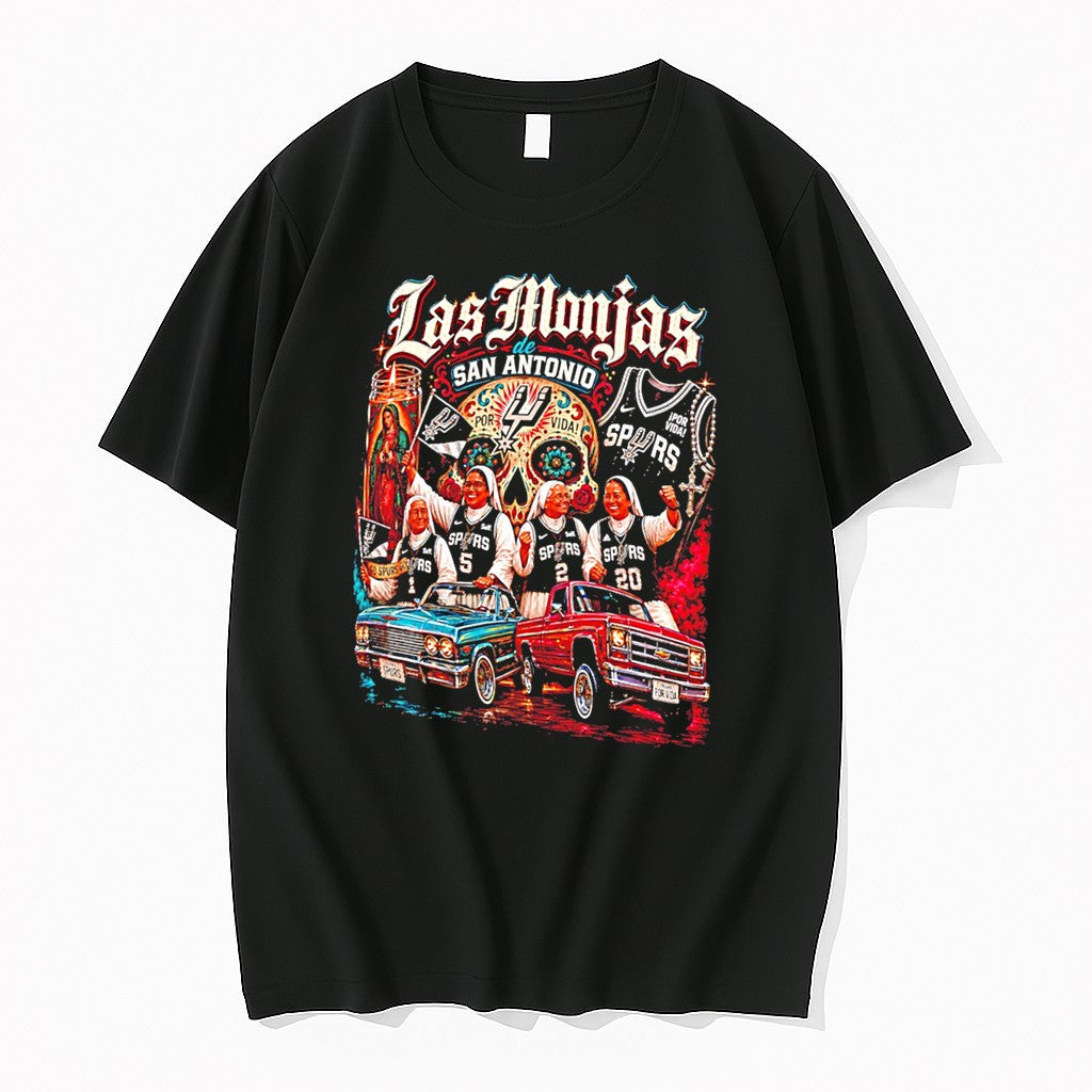 Officials Las Monjas De San Antonio Spurs Spurs Supporting Catholic Sisters Tee