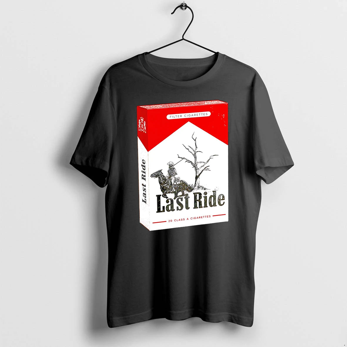 Officials Last Ride 20 Class A Cigarettes Filter Cigarettes Cowboy Premium T Shirt